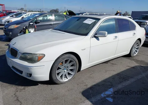 2006 BMW 750Li z USA, uszkodzony, nr VIN WBAHN83576DT32820